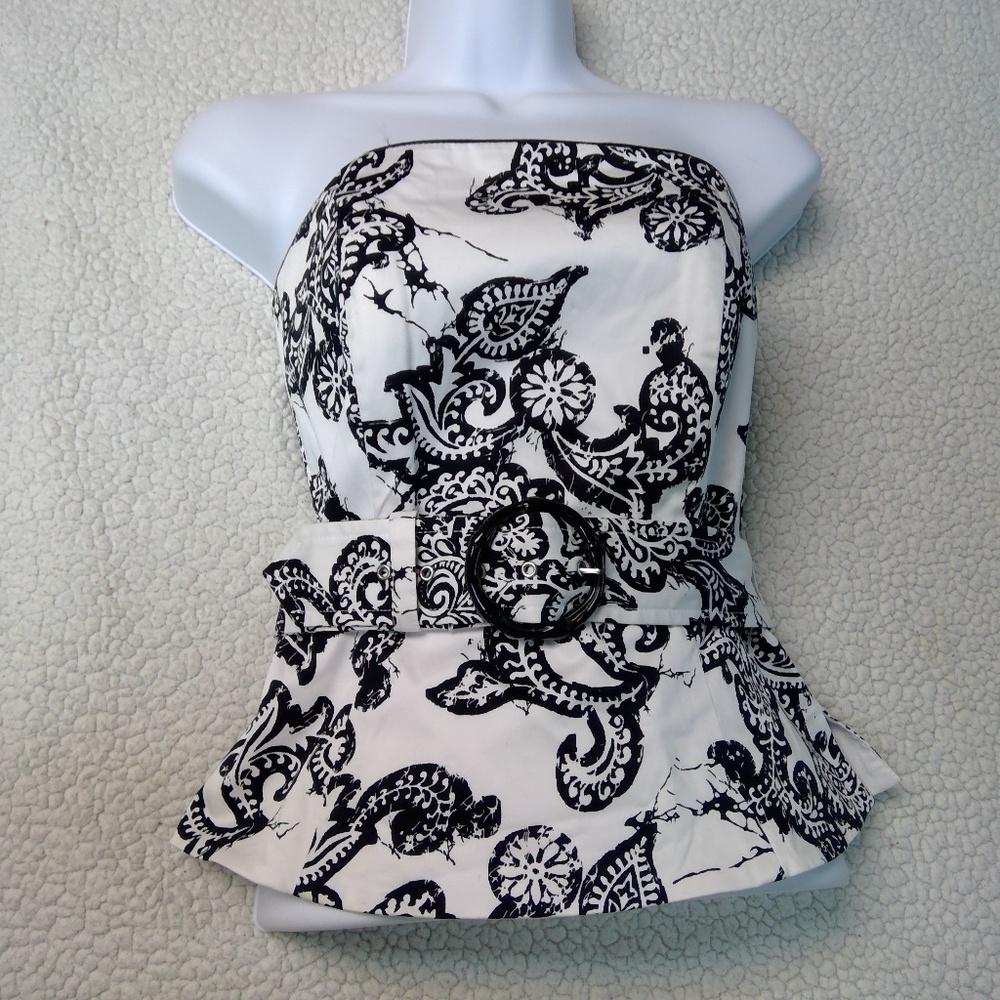CLOSET CLOSING WHBM Corset l Bustier l Belted!